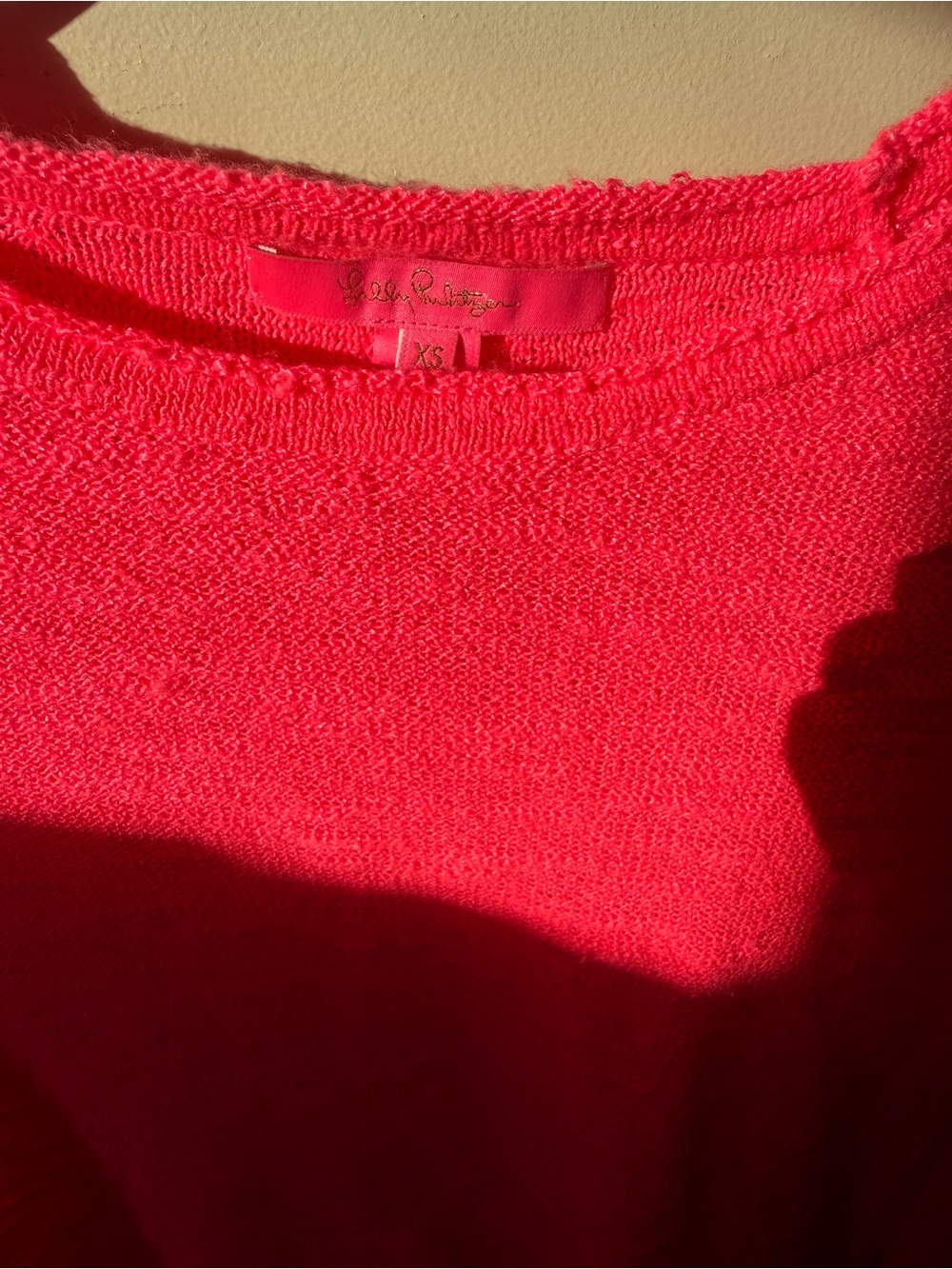 Lilly Pulitzer Jody Sweater in Love Potion Pink XS Tassel Boho - Picture 3 of 5